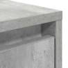 Coffee Table with Drawers - Concrete Grey 100x100 cm