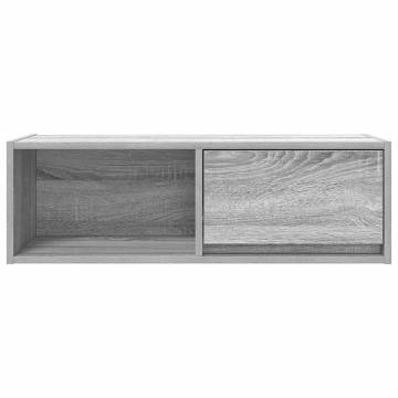 Grey Sonoma TV Cabinet 80x31 cm - Stylish & Durable