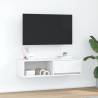  TV Cabinet White 100x31x25.5 cm Engineered Wood Colour white Quantity in Package 1 Width 100 cm 