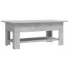 Stylish Concrete Grey Coffee Table | 102x55x42 cm