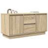 Stylish TV Cabinet with LED Lights - Sonoma Oak 100x41x50 cm