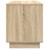 Stylish TV Cabinet with LED Lights - Sonoma Oak 100x41x50 cm