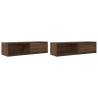 Stylish Brown Oak TV Cabinets - 2 pcs | Hipo Market UK