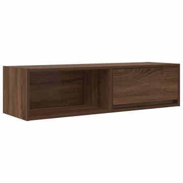 Stylish Brown Oak TV Cabinets - 2 pcs | Hipo Market UK