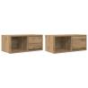 TV Cabinets 2 pcs Artisan Oak - Stylish & Space-Saving Design