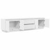 Stylish White LED TV Cabinet - 193.5x41x50 cm | HipoMarket UK