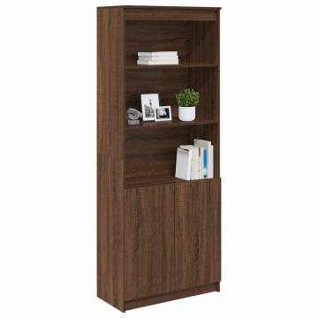 Highboard Brown Oak 70x35x180 cm - Stylish Storage Solutions