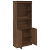 Highboard Brown Oak 70x35x180 cm - Stylish Storage Solutions