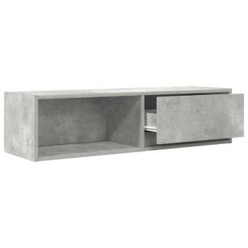 TV Cabinets Set of 2 - Concrete Grey | Hipomarket UK