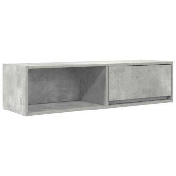 TV Cabinets Set of 2 - Concrete Grey | Hipomarket UK