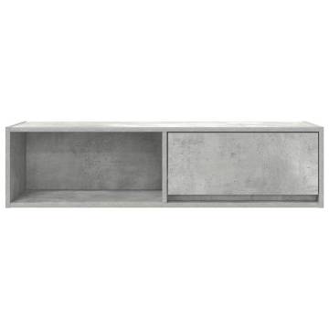 TV Cabinets Set of 2 - Concrete Grey | Hipomarket UK