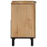 Elegant Brown Bathroom Sink Cabinet - Solid Mango Wood