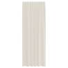 Voile Curtains with Tab Top - Cream 2 pcs | HipoMarket