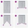 String Curtains 2 pcs Anthracite 140x250 cm | HipoMarket UK