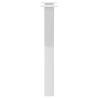 X-Shaped Dining Table Legs - White Steel (60x72-73 cm) - 2 pcs