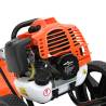 Powerful 52cc Brush Cutter with Wheels - Orange | HiPO Market