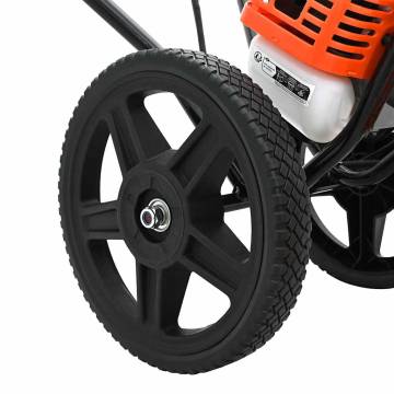 Powerful 52cc Brush Cutter with Wheels - Orange | HiPO Market