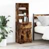  Bedside Cabinet Smoked Oak 39x35x125 cm Engineered Wood Colour smoked oak Quantity in Package 1 