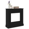 Black Oak Fireplace Surround - Durable Engineered Wood | HipoMarket