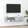  TV Cabinet Concrete Grey 100x31x25.5 cm Engineered Wood Colour concrete grey Quantity in Package 1 Width 100 cm 