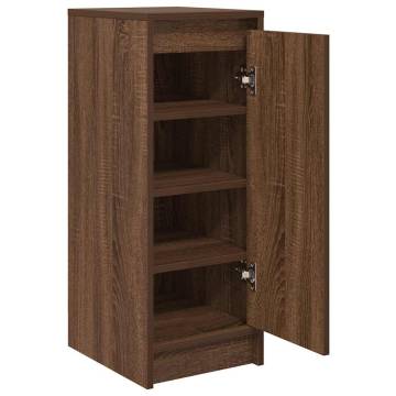 Shoe Cabinet Brown Oak - Stylish Storage Solution | HipoMarket