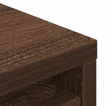 Shoe Cabinet Brown Oak - Stylish Storage Solution | HipoMarket