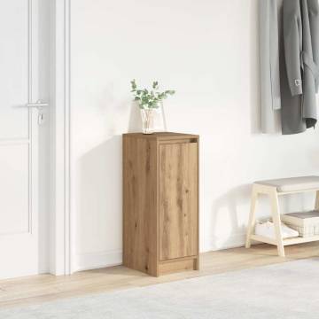 Artisan Oak Shoe Cabinet - Stylish & Durable Storage Solution