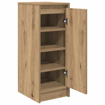 Artisan Oak Shoe Cabinet - Stylish & Durable Storage Solution