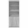 Highboard Grey Sonoma 70x35x180 cm - Quality Engineered Wood