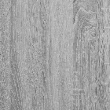 Highboard Grey Sonoma 70x35x180 cm - Quality Engineered Wood