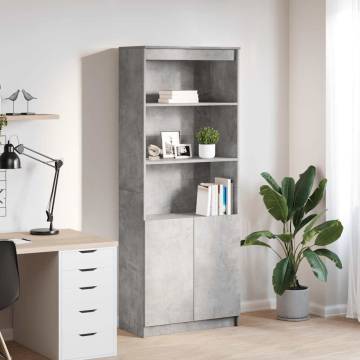 Highboard Concrete Grey - Stylish Storage Solution | HipoMarket