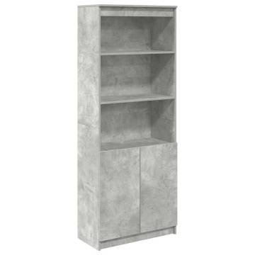 Highboard Concrete Grey - Stylish Storage Solution | HipoMarket