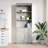 Highboard Concrete Grey - Stylish Storage Solution | HipoMarket