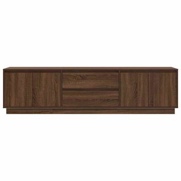 LED TV Cabinet in Brown Oak - Stylish & Functional | HipoMarket