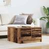  Coffee Table with Drawers Old Wood 70.5x70x40 cm Colour old wood Size 70.5 x 70 x 40 cm Quantity in Package 1 