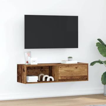 TV Cabinet Old Wood 100x31x25.5 cm - Stylish & Durable