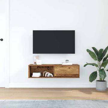 TV Cabinet Old Wood 100x31x25.5 cm - Stylish & Durable