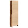 Highboard Old Wood 50x35x180 cm - Stylish Storage Solution