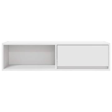 TV Cabinets 2 pcs White | Engineered Wood 100x31x25.5 cm