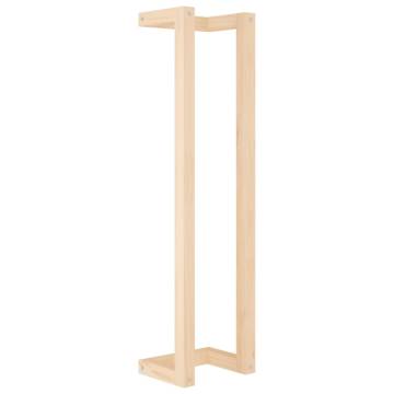 Stylish Solid Wood Pine Towel Rack - Space-Saving Design