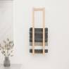 Stylish Solid Wood Pine Towel Rack - Space-Saving Design