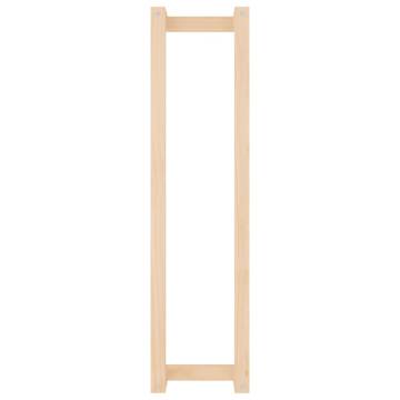 Stylish Solid Wood Pine Towel Rack - Space-Saving Design