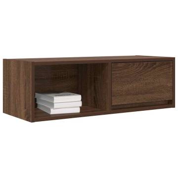 Stylish Brown Oak TV Cabinets - Space Saving & Durable Design