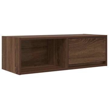 Stylish Brown Oak TV Cabinets - Space Saving & Durable Design