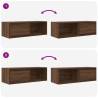 Stylish Brown Oak TV Cabinets - Space Saving & Durable Design