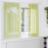  Voile Curtains with Tab Top 2 pcs Apple Green Colour apple green Size 140 x 175 cm Quantity in Package 1 Model with tab top 