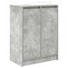 Shoe Cabinet Concrete Grey - 57x34x76 cm Engineered Wood