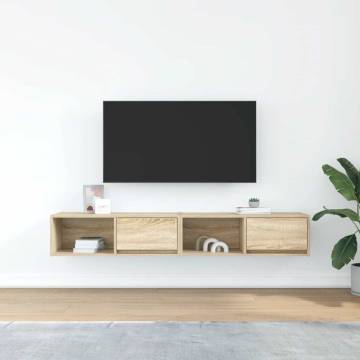 Sonoma Oak TV Cabinets - Stylish Space-Saving Solution | Hipo Market