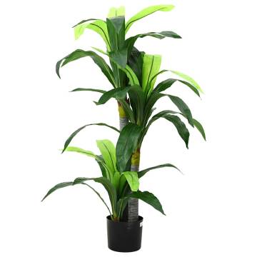 Artificial Dracaena Tree 120 cm - Lifelike Green Decor