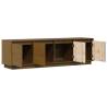 Stylish Honey Brown TV Cabinet - Solid Pine Wood | HipoMarket